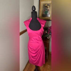 Cache pink midi dress, size 6